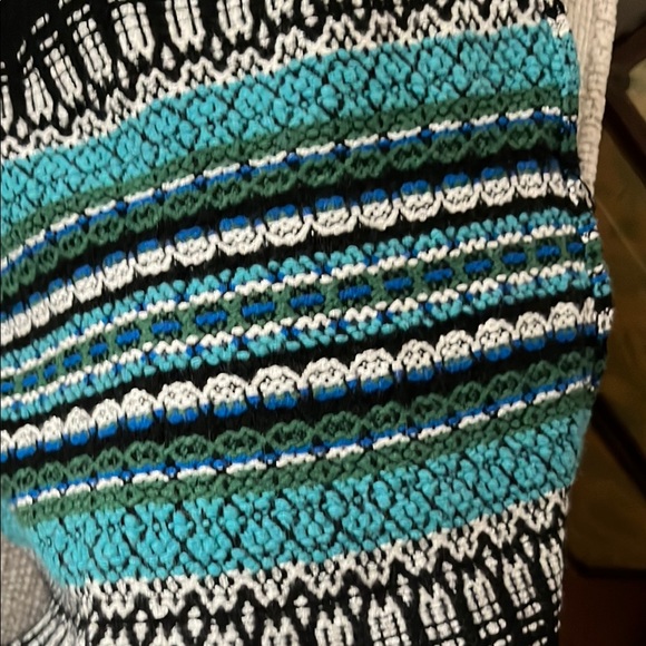 Wool pattern scarf - Picture 4 of 5